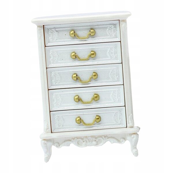 Mobiletto notte in miniatura per casa delle bambole 1:16 e 1:12, accessorio decorativo