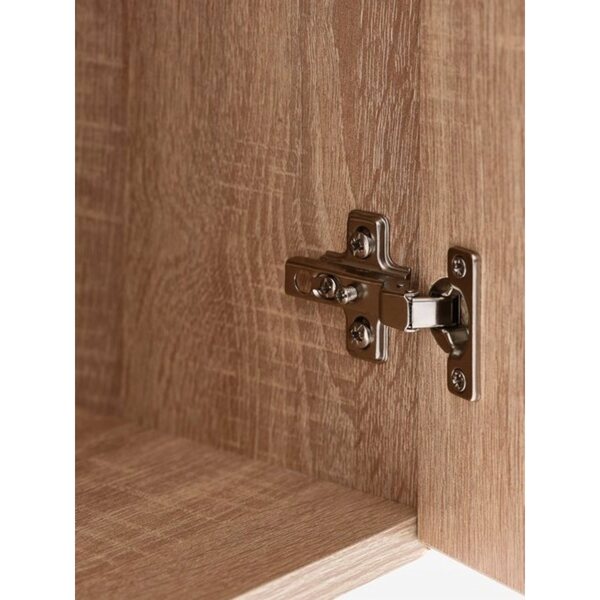 Nadstawka 97x41 con 2 porte colore rovere chiaro per soggiorno e ufficio
