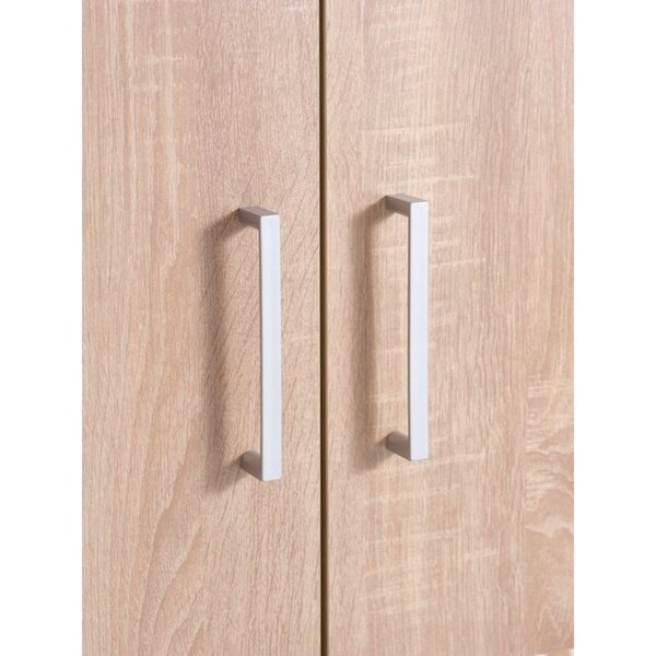 Nadstawka 97x41 con 2 porte colore rovere chiaro per soggiorno e ufficio