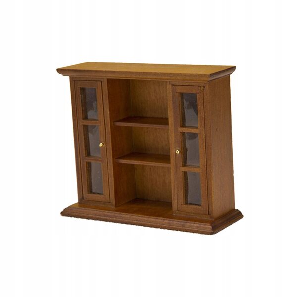 Puppenhaus 1:12 Mobiles Bücherregal aus Holz für Zubehör und Dekorationen