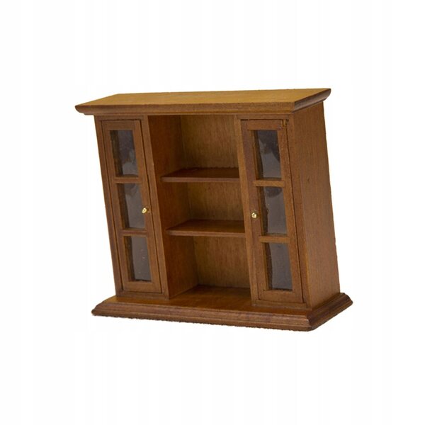 Puppenhaus 1:12 Mobiles Bücherregal aus Holz für Zubehör und Dekorationen