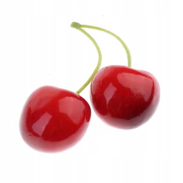Simulazione Realistica di Ciliegie Rosse Decorative in PU - 20 Capsule Grandi e Doppie