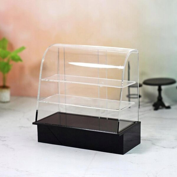 Miniatuurvitrine voor poppenhuis schaal 1:12 1:6 met plastic snoepjes