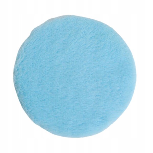 Mini Tappeto in Peluche 1:12 per Casa delle Bambole, Tappeto Decorativo Blu 12 cm