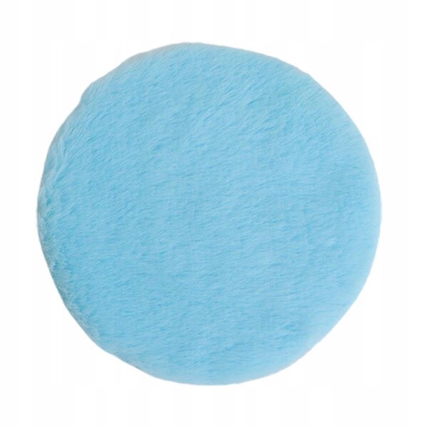 Mini Tappeto in Peluche 1:12 per Casa delle Bambole, Tappeto Decorativo Blu 12 cm