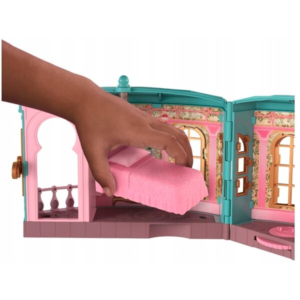 Mattel Wicked Room Puppenhaus-Spielset mit Zubehör und Glinda-Figur
