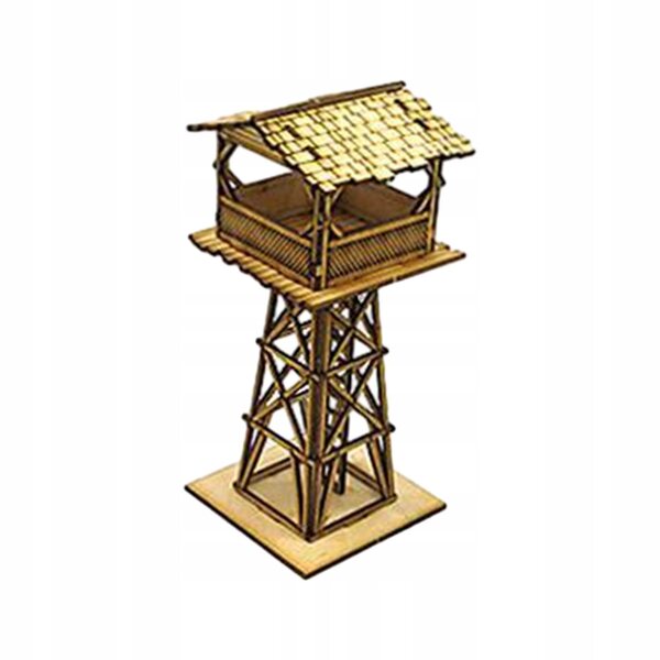 Holzmodelle 1:72 Kontrollturm-Bausatz für Dioramen und Freizeitaktivitäten