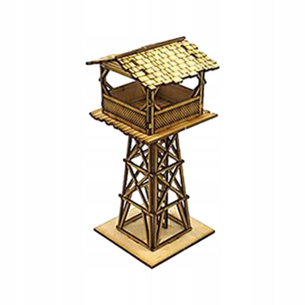 Holzmodelle 1:72 Kontrollturm-Bausatz für Dioramen und Freizeitaktivitäten