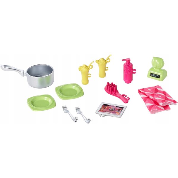 Barbie zweistöckiges Haus 54 cm mit Mattel-Puppe für Kinder ab 12 Monaten