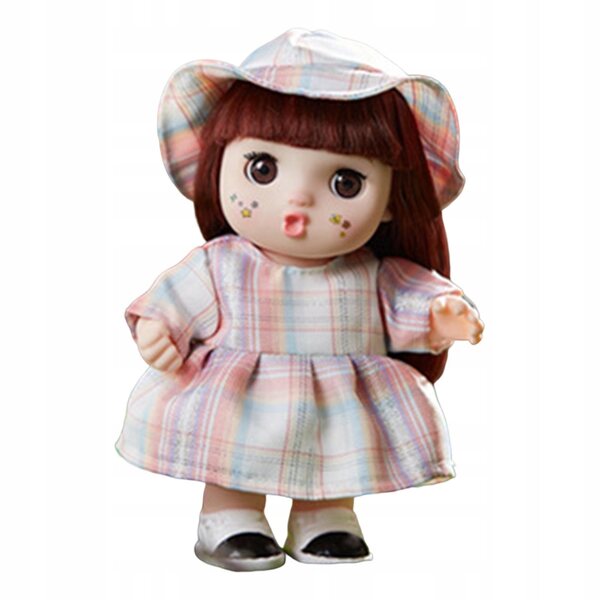 Bezaubernde 23-cm-BJD-Puppe mit lässigem Stil und beweglichen Gelenken