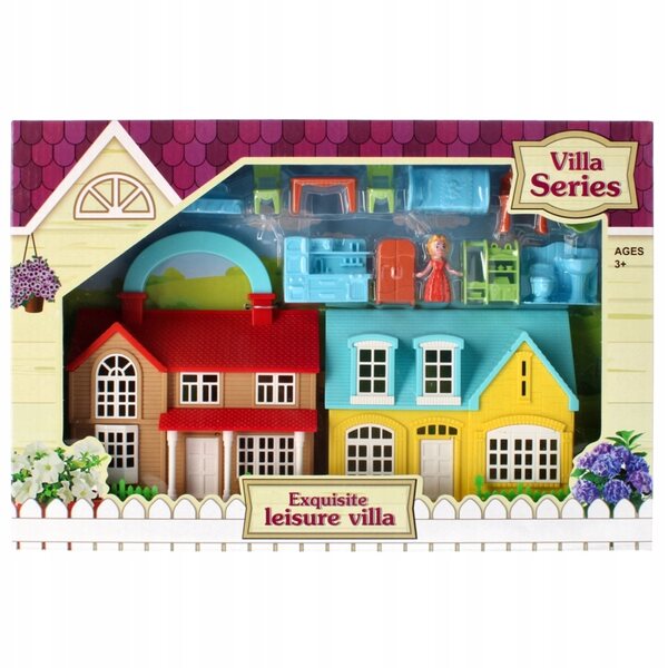 Casa per bambole Mega Creative 17 cm, giocattolo di plastica per bambini 3+