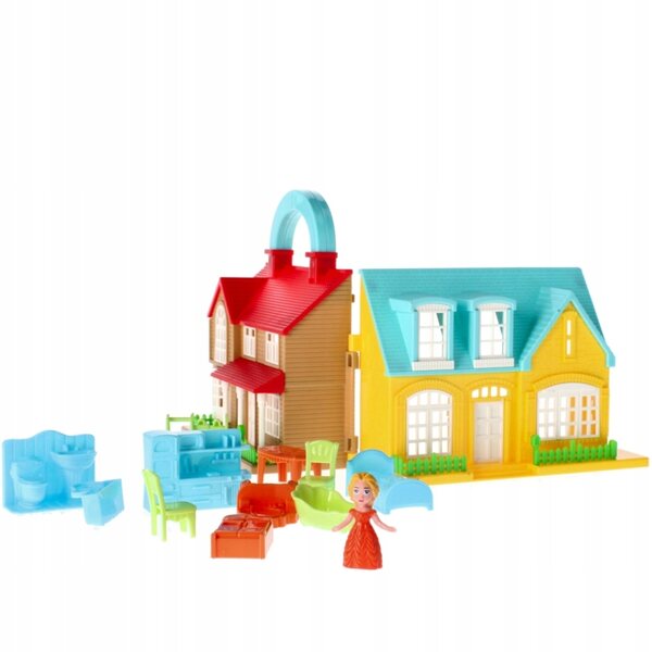 Casa per bambole Mega Creative 17 cm, giocattolo di plastica per bambini 3+