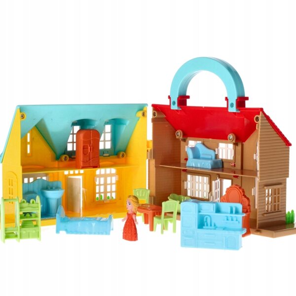 Casa per bambole Mega Creative 17 cm, giocattolo di plastica per bambini 3+