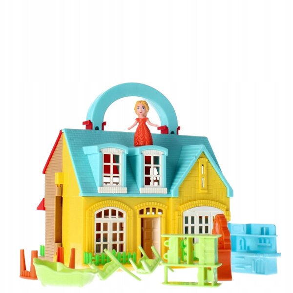 Casa per bambole Mega Creative 17 cm, giocattolo di plastica per bambini 3+