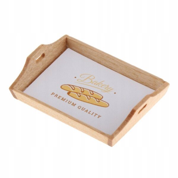 Mini taca in legno per casa delle bambole scala 1:12, accessorio cucina moderno