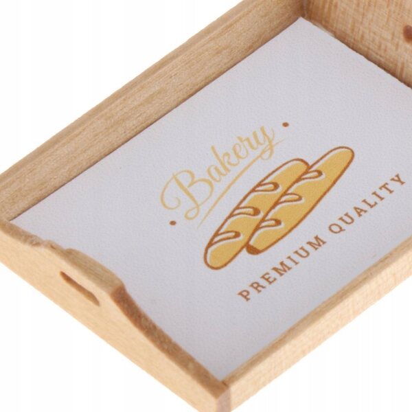 Mini taca in legno per casa delle bambole scala 1:12, accessorio cucina moderno