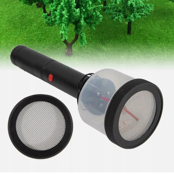 Elektrostatischer Applikator zum Beflocken von Gras 1-22 mm mit zwei Stahlfiltern