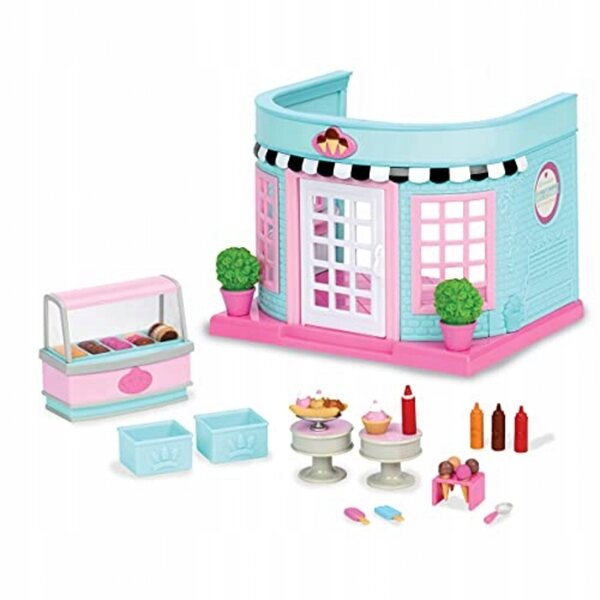 Gioco Ice Cream Parlor Li'l Woodzeez - Set gelateria con 18 pezzi per bambini 3+