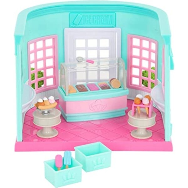 Gioco Ice Cream Parlor Li'l Woodzeez - Set gelateria con 18 pezzi per bambini 3+