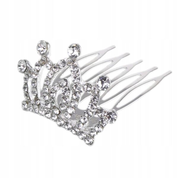Coroncina mini in metallo bianco per bambole BJD 1/3 e 1/4