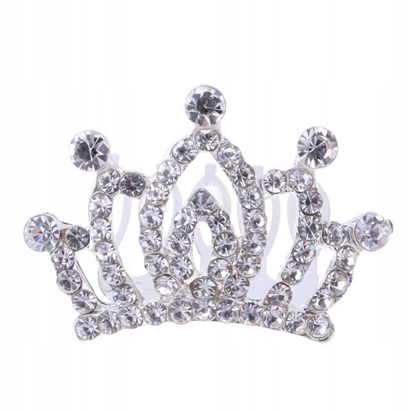 Coroncina mini in metallo bianco per bambole BJD 1/3 e 1/4