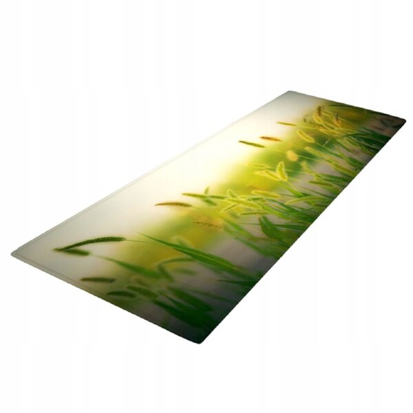 Tappeto Antiscivolo Non Tessuto con Stampa 3D Dog Tail Grass 120x40 cm