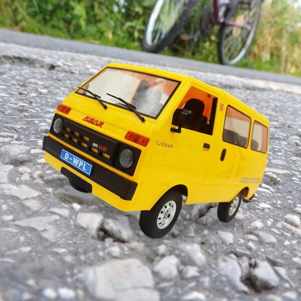 WPL D42 Upgrade RC Car 1/10 Rock Crawler 2WD mit Fernbedienung und 3 Batterien