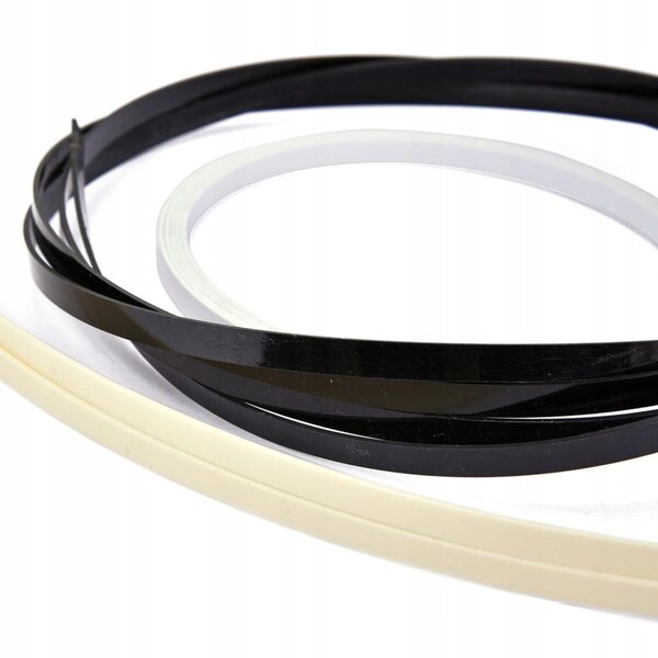 Set 3 nastri Purfling per chitarra, basso, ukulele e mandolino 165 cm ABS