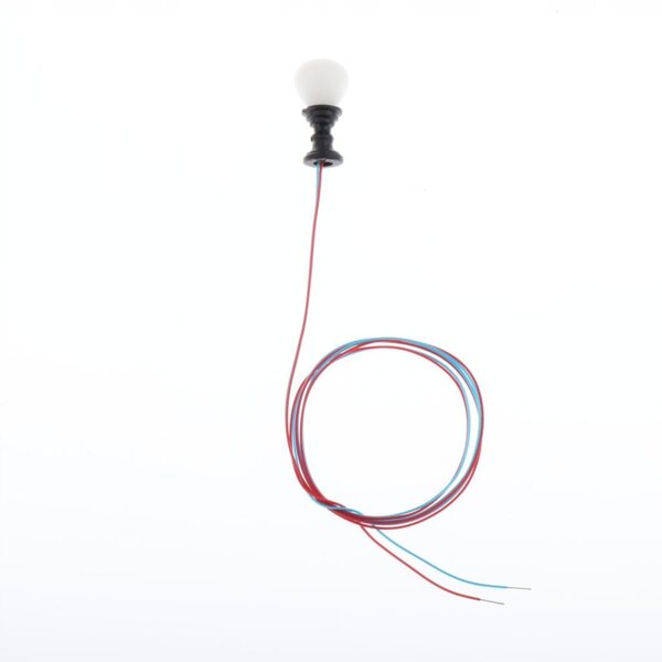 Комплект от 10 LED улични лампи HO мащаб 1:100 за железопътен модел