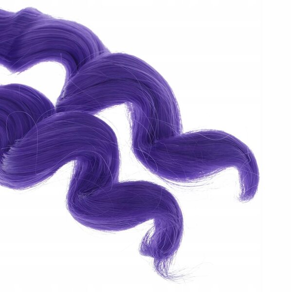 Lila lockiges Haar 25x100cm für BJD Puppen 1/3 1/4 1/6 - DIY für kreative Rollen