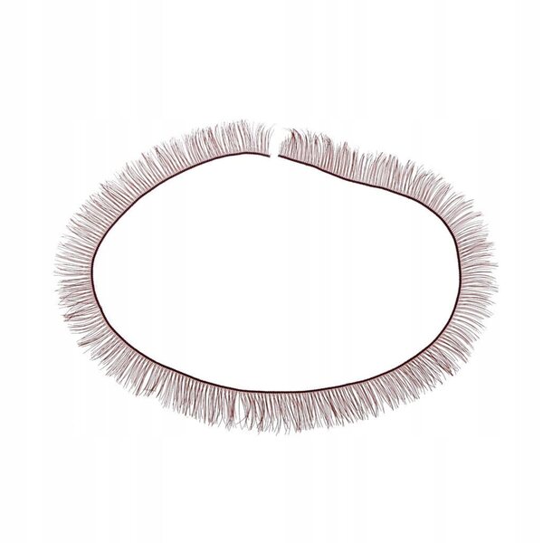 Rimel per Bambole con Ciglia Finte Marrone Scuro 20x8 mm per Make Up Dolls BJD