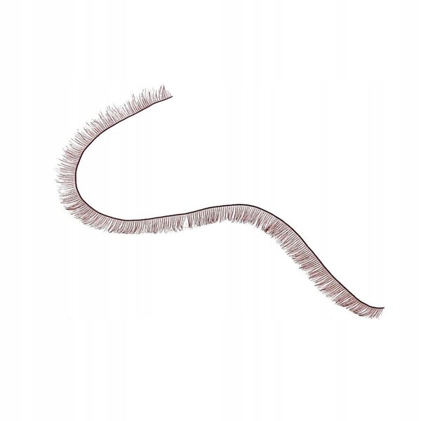Rimel per Bambole con Ciglia Finte Marrone Scuro 20x8 mm per Make Up Dolls BJD