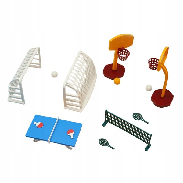 Miniatur-Sportgeräte für Puppenhäuser im Maßstab 1:12