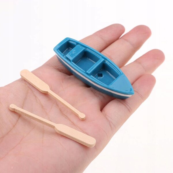 Miniatuur houten strandaccessoireset voor poppenhuis 1:12