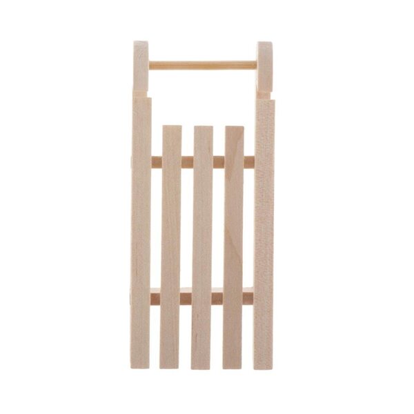 Onvoltooide 1:12 houten sanki-miniaturen voor doe-het-poppenhuis