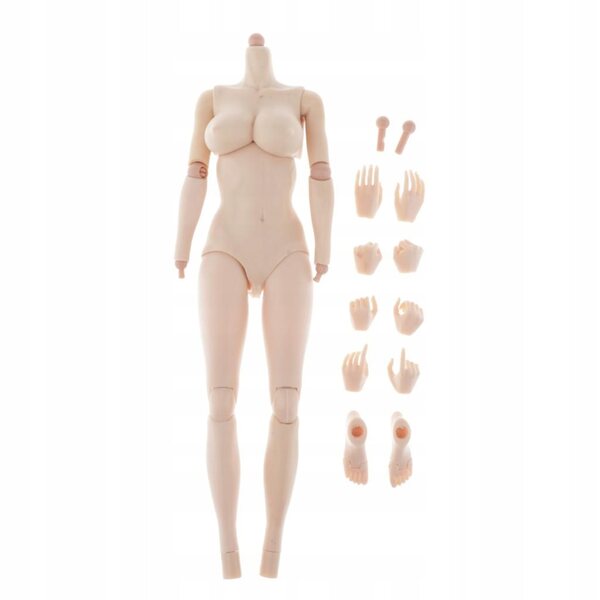 Corpo femminile 1/6 senza cuciture per bambole da 30 cm con articolazioni mobili