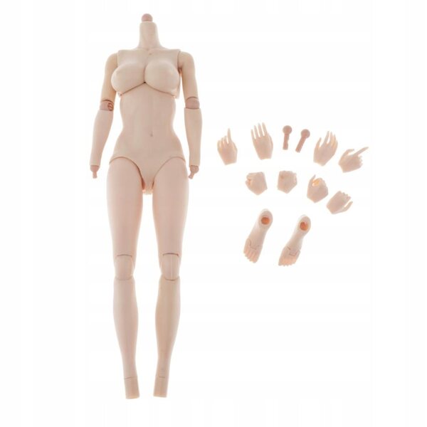 Corpo femminile 1/6 senza cuciture per bambole da 30 cm con articolazioni mobili