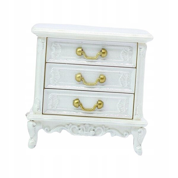 Stolico Notturno Miniatura in Legno per Casa delle Bambole Scala 1:12 e 1:16