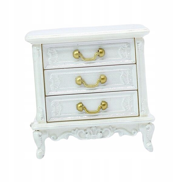 Stolico Notturno Miniatura in Legno per Casa delle Bambole Scala 1:12 e 1:16