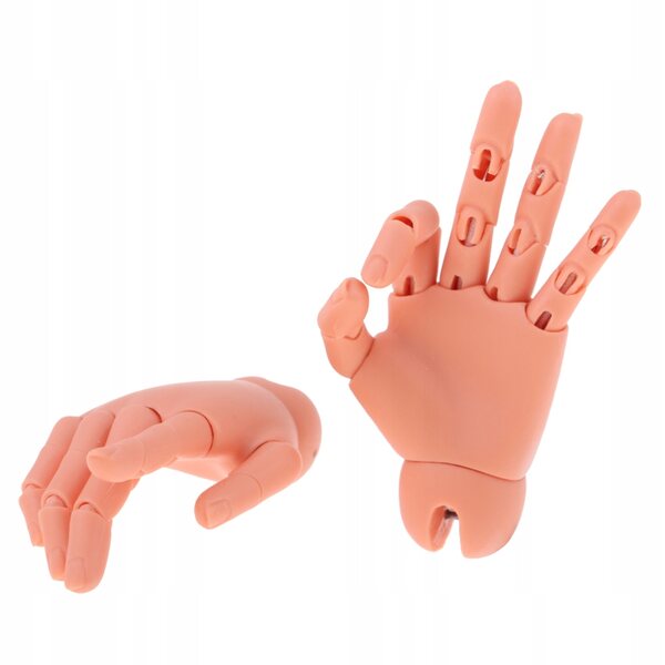 Elastische Gelenkhände für BJD MSD IP JID Puppen – 4-teiliges Set