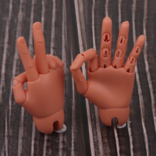 Elastische Gelenkhände für BJD MSD IP JID Puppen – 4-teiliges Set