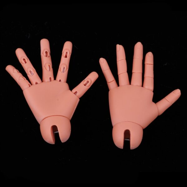 Elastische Gelenkhände für BJD MSD IP JID Puppen – 4-teiliges Set