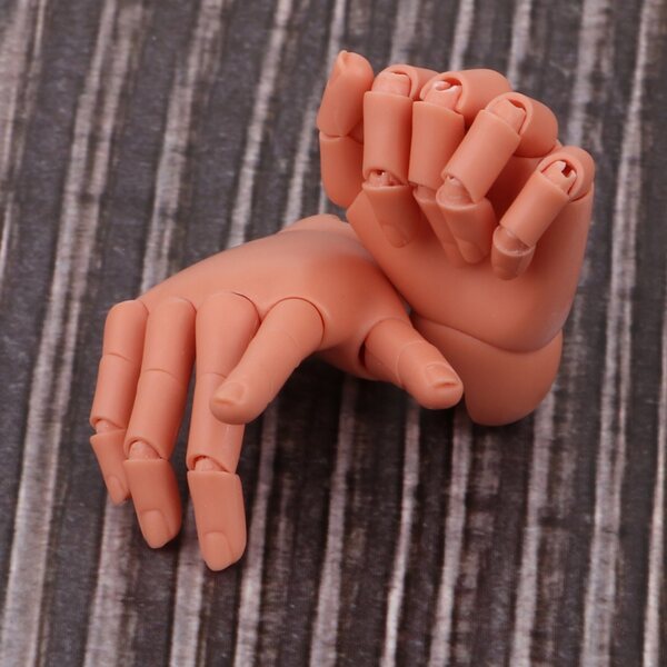 Elastische Gelenkhände für BJD MSD IP JID Puppen – 4-teiliges Set