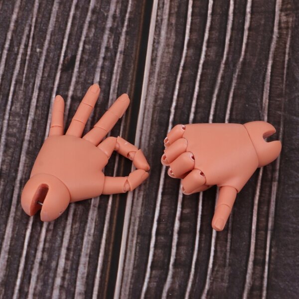 Elastische Gelenkhände für BJD MSD IP JID Puppen – 4-teiliges Set