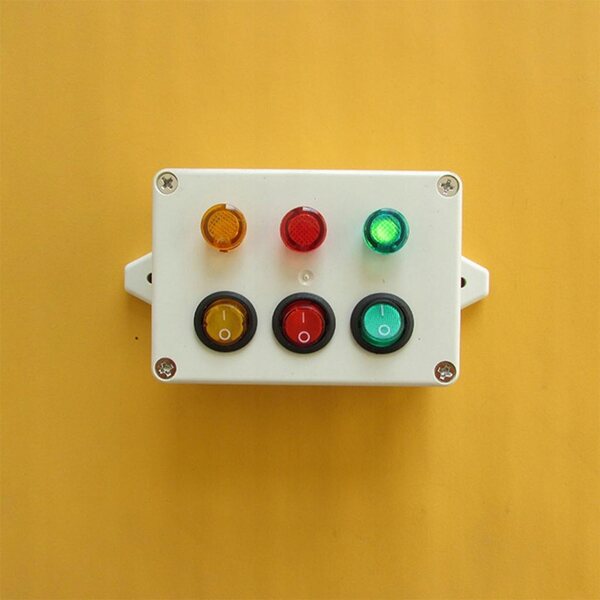 Mini Segnale Luminoso Pedonale LED con Pulsante per Gioco Educativo Bambini
