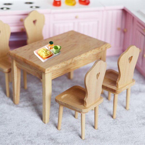 Hartes Frühstück mit Marmeladen-Puppenhausminiaturen 1:12 aus Harz