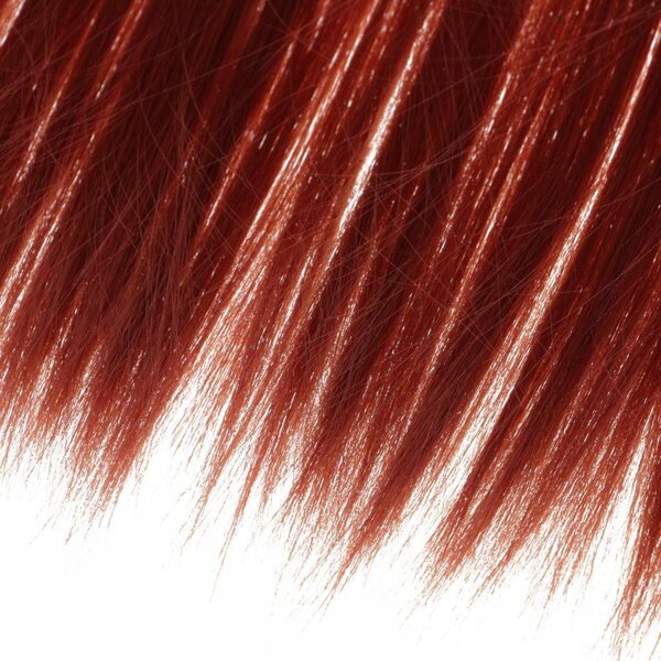 Peruca sintetica rossa per bambole BJD 1/3, 1/4, 1/6, DIY capelli lisci