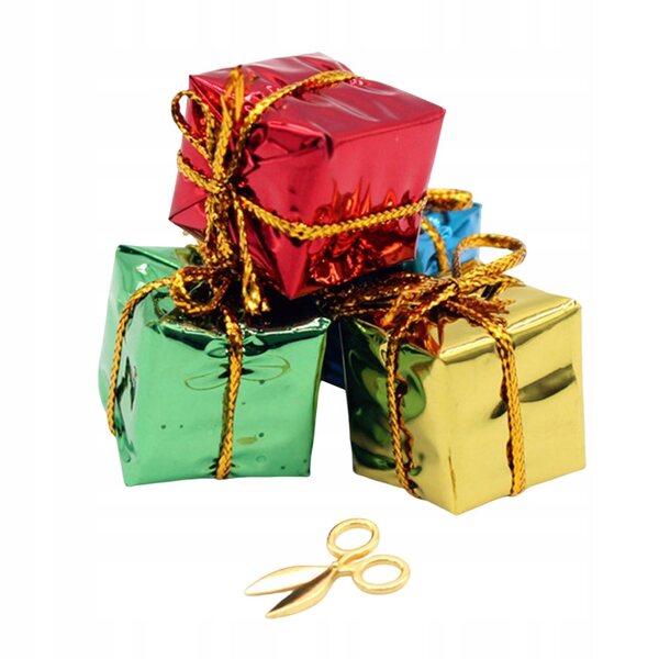 Mini accessori decorativi per casa delle bambole in scala 1/6 e 1/12 con scatola regalo
