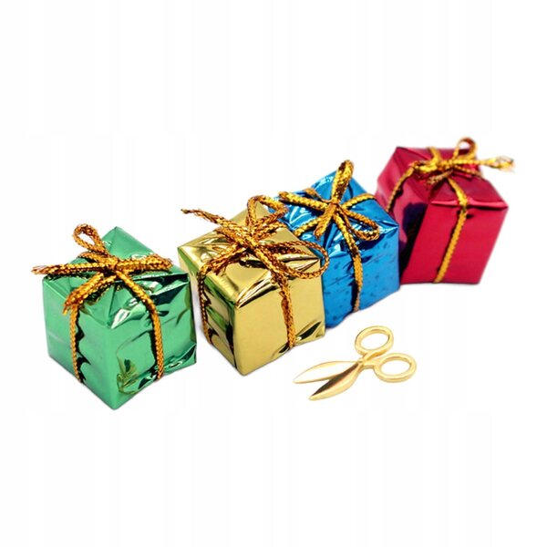 Mini accessori decorativi per casa delle bambole in scala 1/6 e 1/12 con scatola regalo