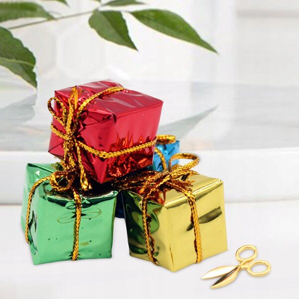 Mini accessori decorativi per casa delle bambole in scala 1/6 e 1/12 con scatola regalo